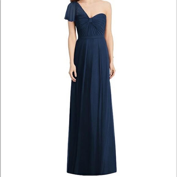 Jenny Packham Bridesmaid Dress Midnight Blue Size 10 Formal Gown Maxi - Picture 1 of 4